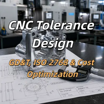 CNC সহনশীলতা ডিজাইন: GD&T, ISO 2768 এবং খরচ অপ্টিমাইজেশান